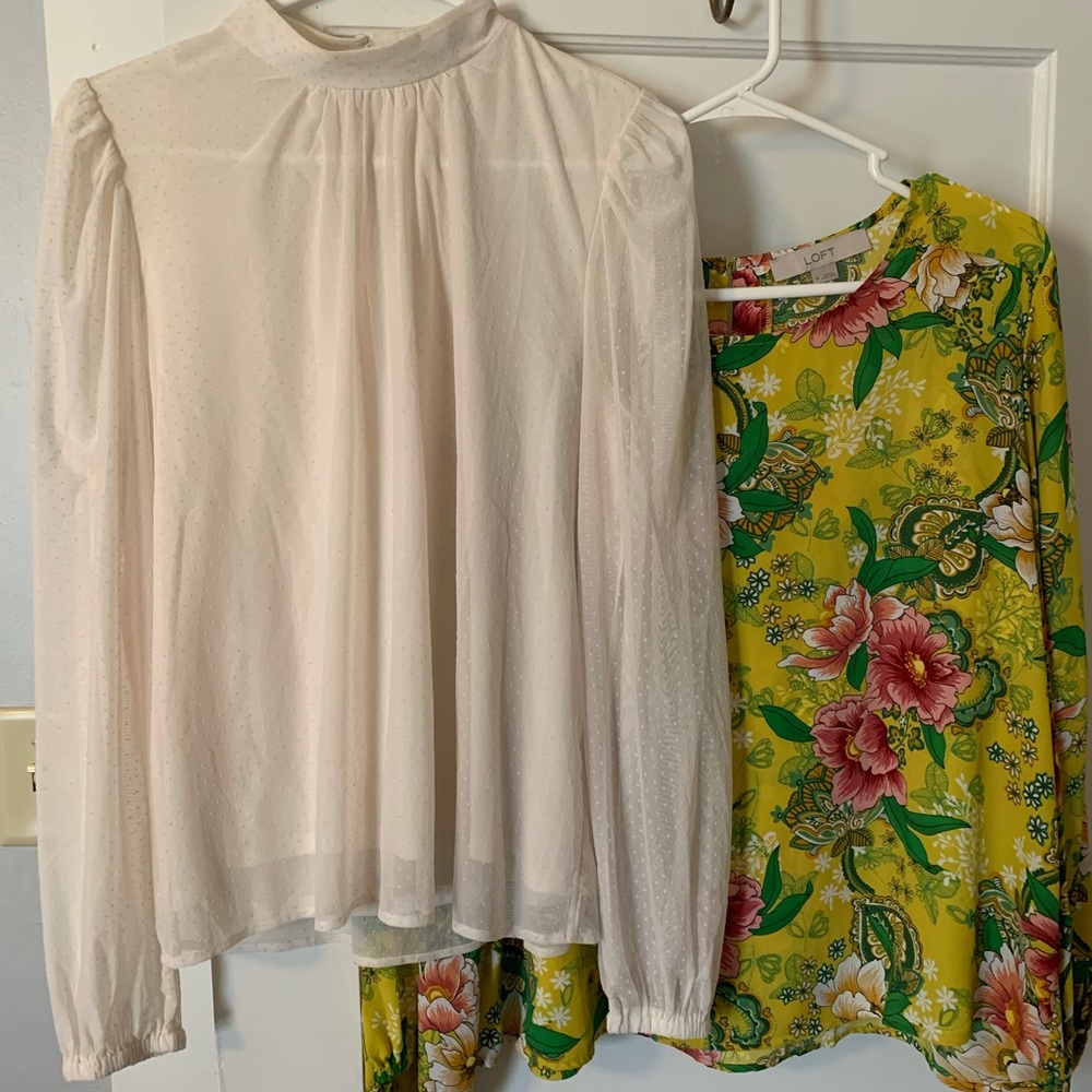 2 LOFT Blouses